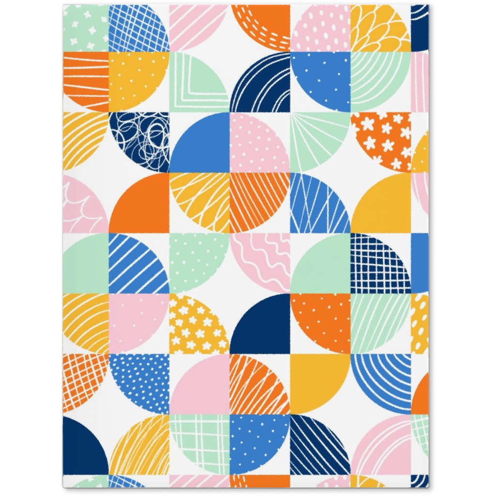 Modern Quilt Pattern - Multi Journal, Multicolor