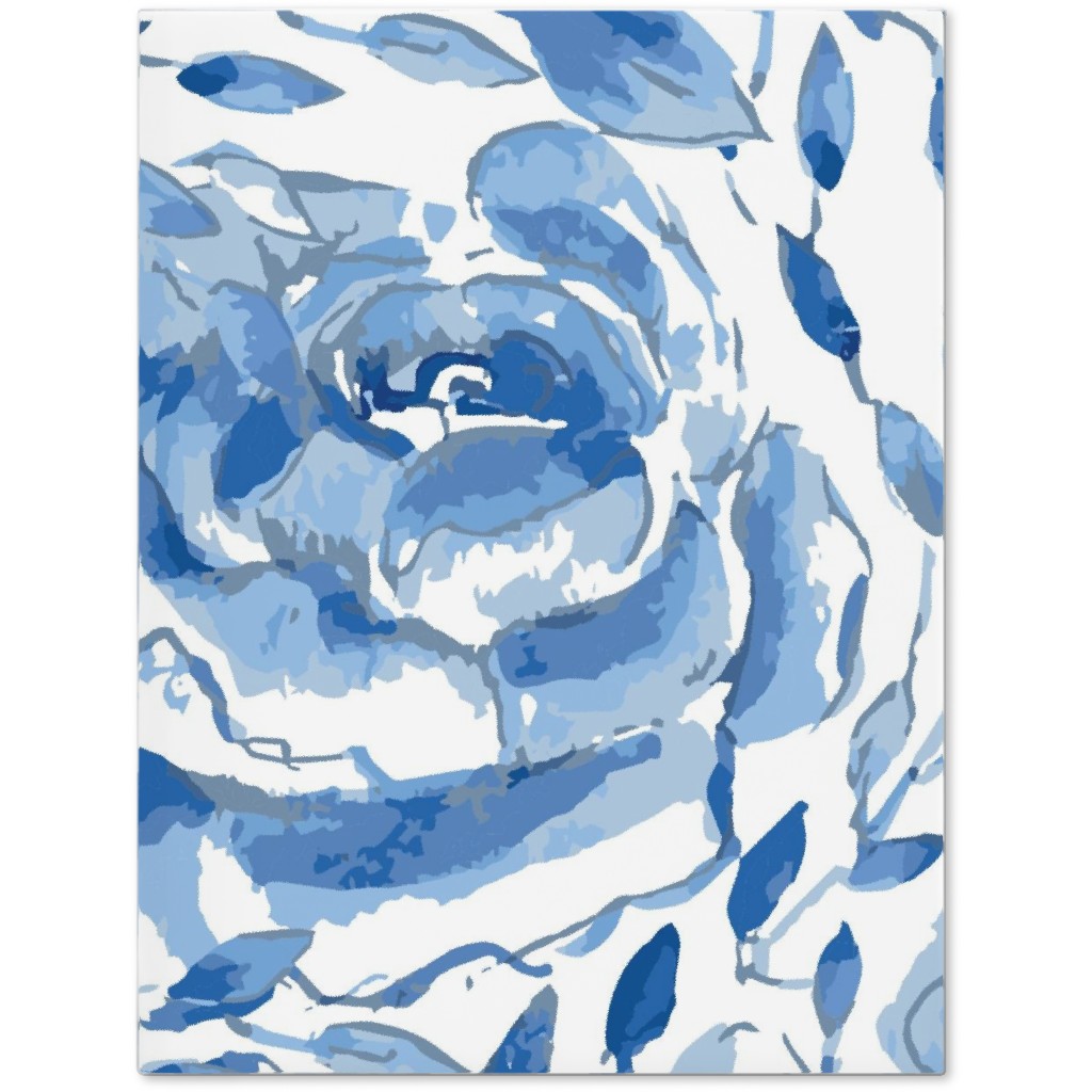 the Flow of the Garden - Blue Journal, Blue, True Blue