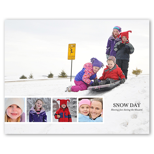 Photo on Photo Horizontal Low Count, -8x10-White