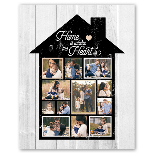 Home is Where the Heart is, 16x20black