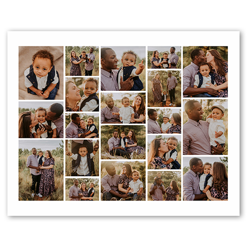 Gallery Collage of Twenty Four, -16x20-Multicolor