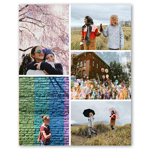Gallery of Five, -16x20-Multicolor