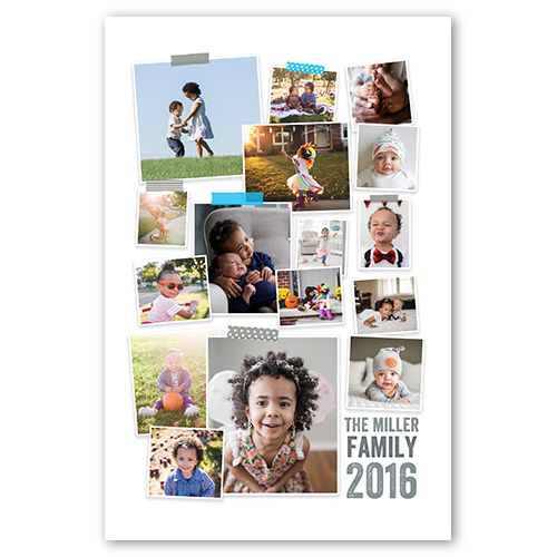 Washi Tape Collage, 20x30white