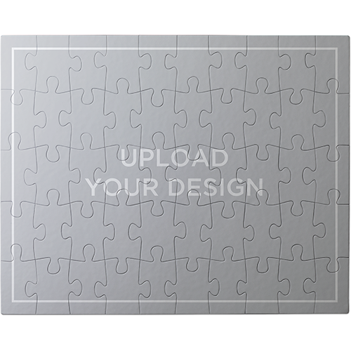 Upload Your Own Design Large Piece Puzzle, Puzzle Board, 50 large pieces, Rectangle Ornament, Large Piece Puzzle, Multicolor