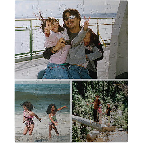 Gallery of Three Portrait Large Piece Puzzle, Puzzle Board, 50 large pieces, Rectangle, Large Piece Puzzle, Multicolor, multi