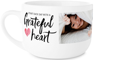 grateful heart latte mug