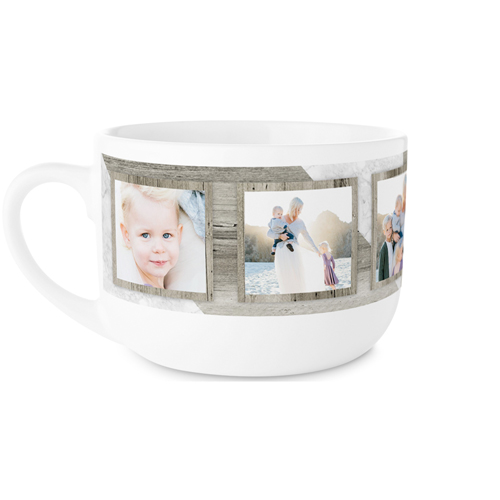 Large White Mugs