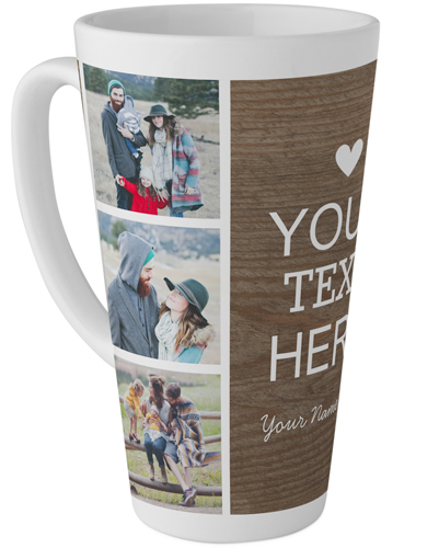 Upload Your Own Design Tall Latte Mug by Shutterfly