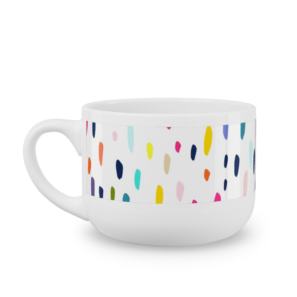 Summer Beach Party - Multi Latte Mug, White,  , 25oz, Multicolor