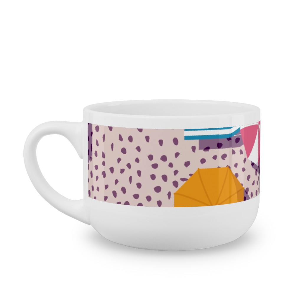 My Summer Vacay - Pink Latte Mug, White,  , 25oz, Pink