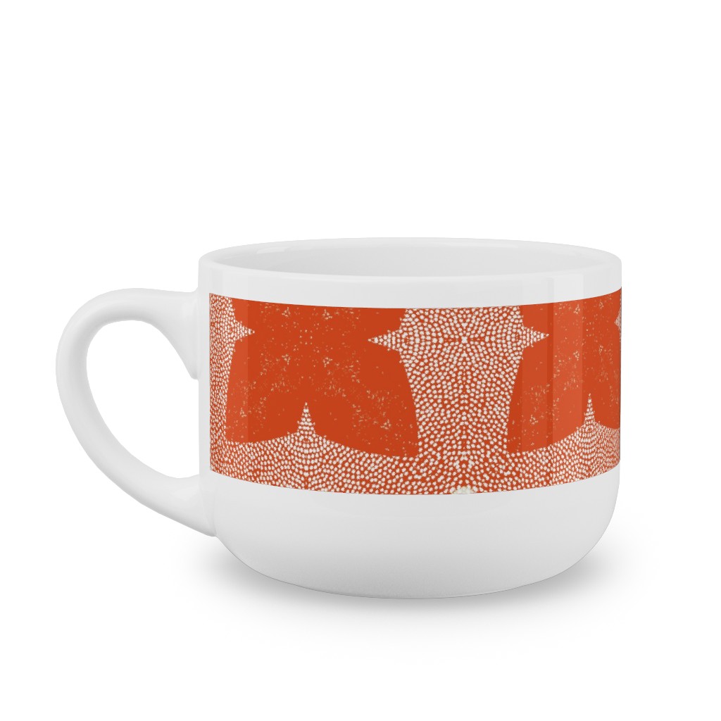 Red Latte Mug