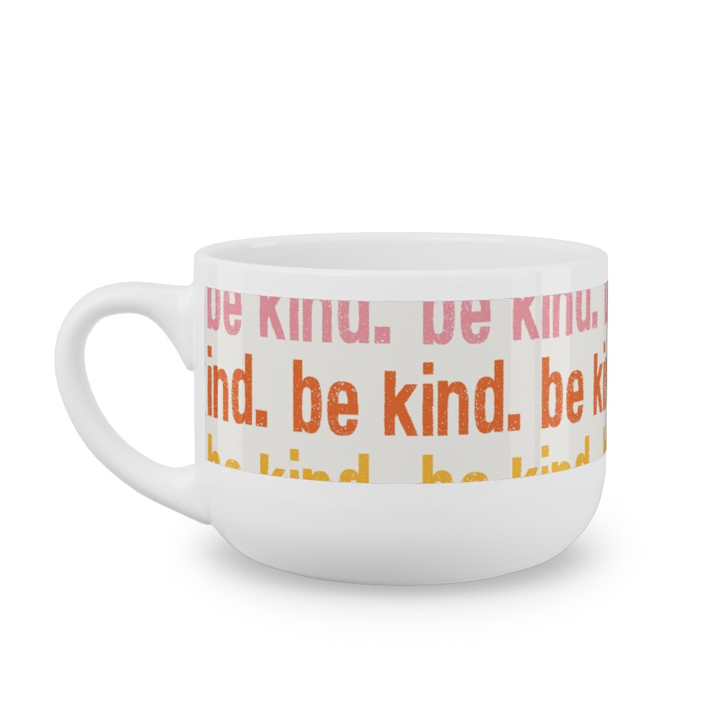 Be Kind - Multi Latte Mug, White,  , 25oz, Multicolor