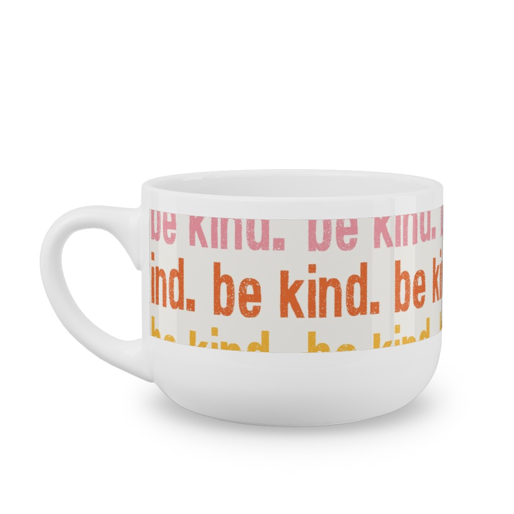 Be Kind - Multi Latte Mug, White, , 25oz, Multicolor