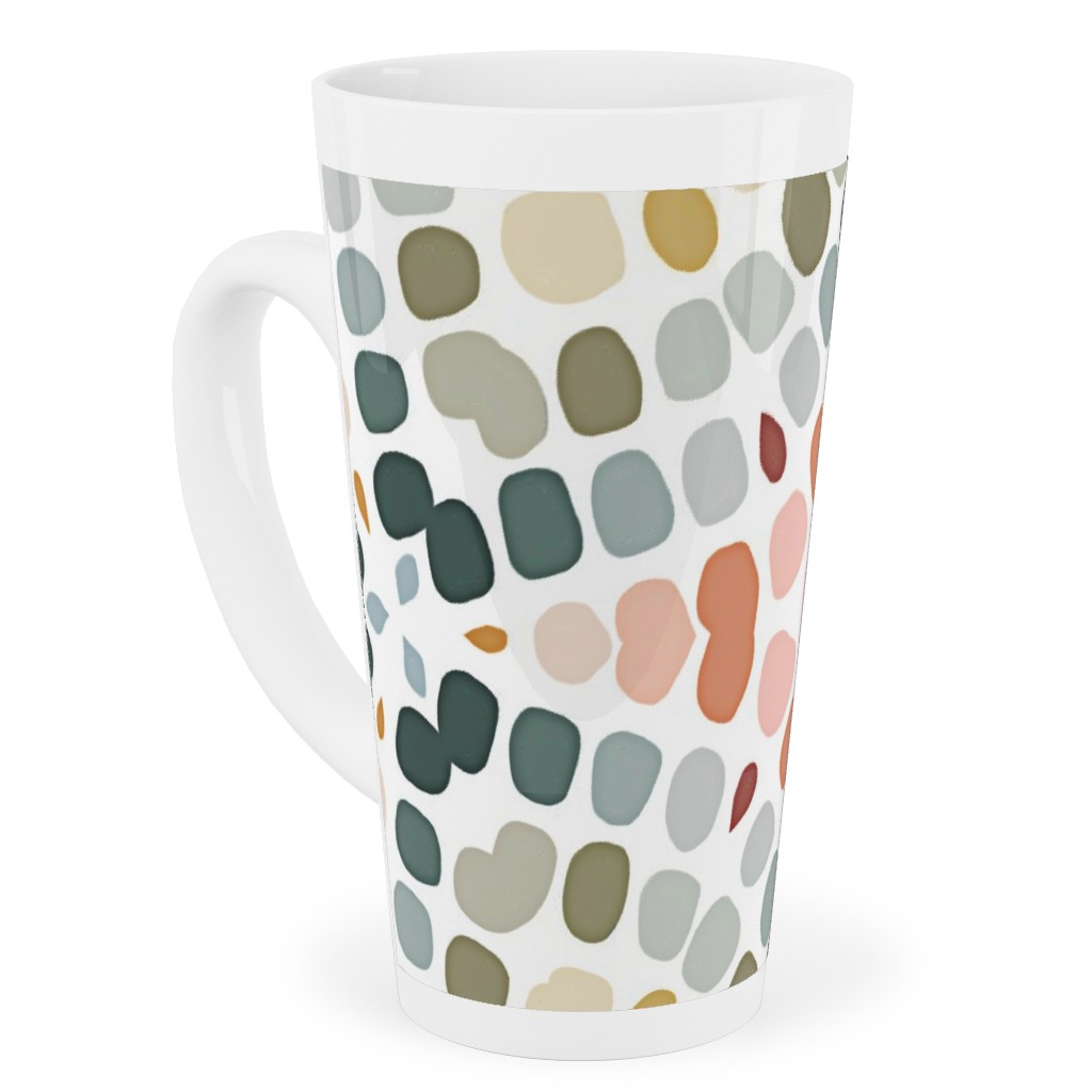 Abstract Mosaic - Multi Tall Latte Mug, 17oz, Multicolor