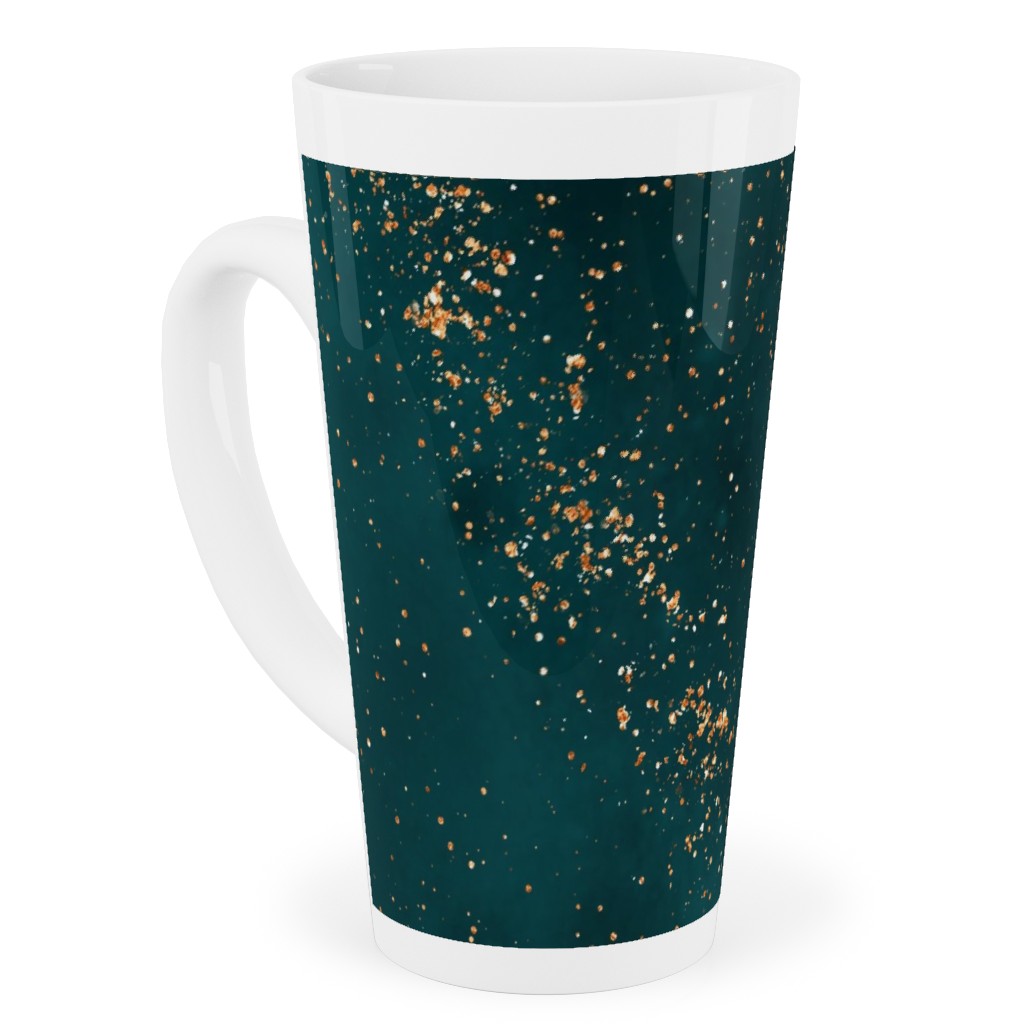 Stardust - Green Tall Latte Mug, 17oz, Green