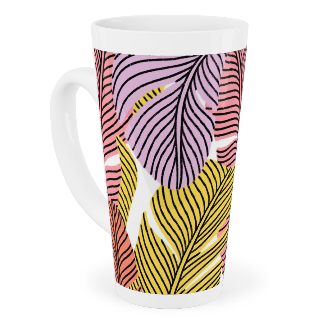 Always on the Bright Side - Multi Tall Latte Mug, 17oz, Multicolor