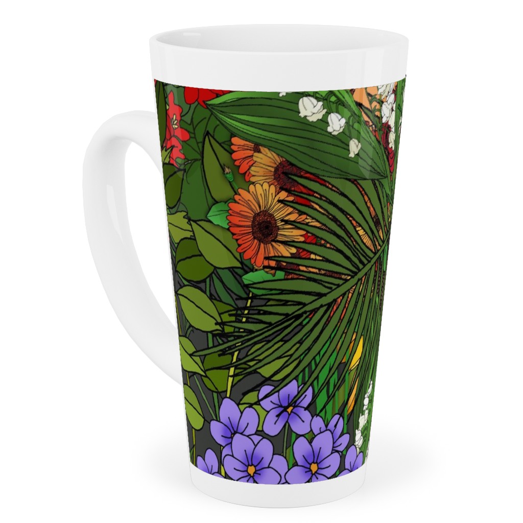 Botanic Garden Tall Latte Mug, 17oz, Multicolor