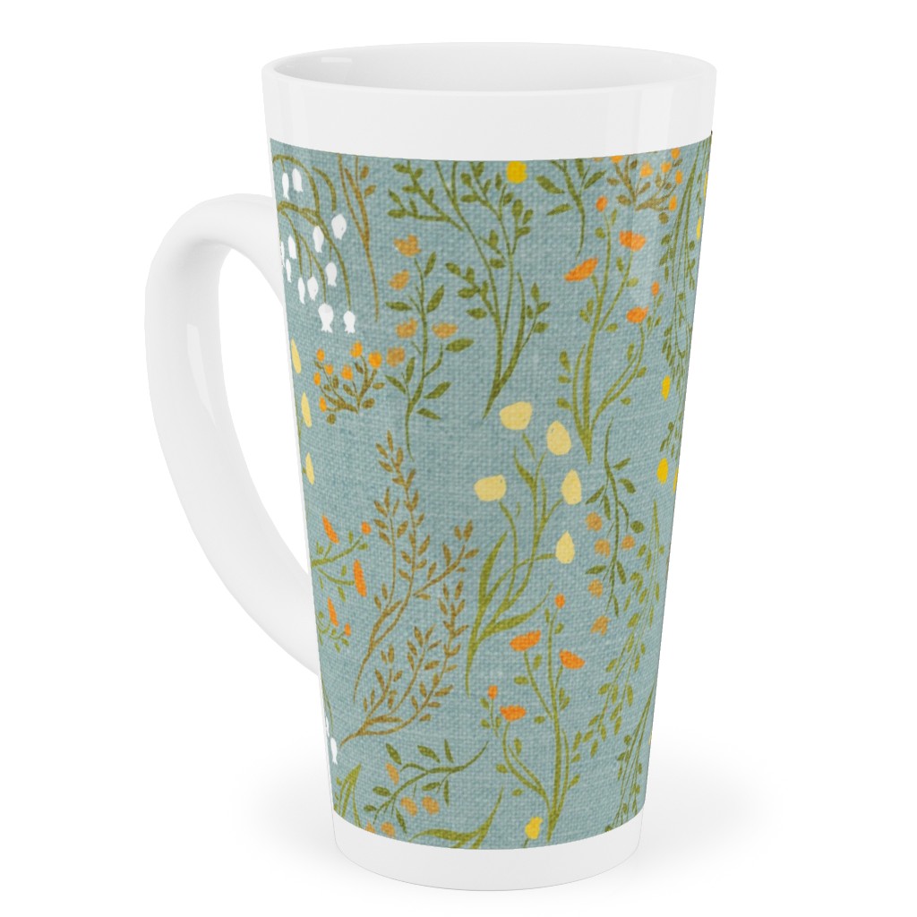 Summer Meadow Tall Latte Mug, 17oz, Green, Spring Valley