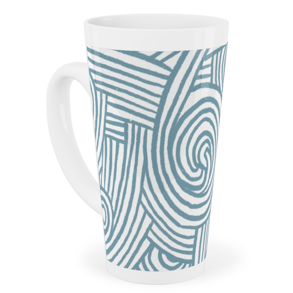 Kahuna Tall Latte Mug, 17oz, Blue, True Blue