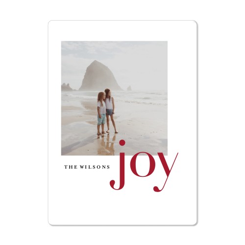 Bold Joy Magnet, 4x5.5, White