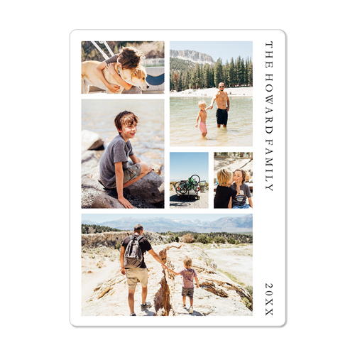 Gallery of Six Vertical Magnet, 4x5.5, Multicolor, multi