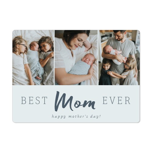 Best Ever Script Trio Magnet, 4x5.5, Gray