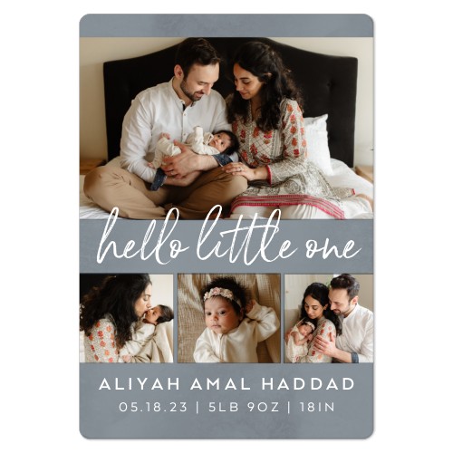 Hello Little One Magnet, 3x5, Black