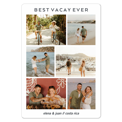 Gallery Vacation Magnet, 3x5, Multicolor