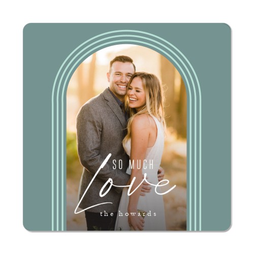 Love Archway Magnet, 3x3, Blue