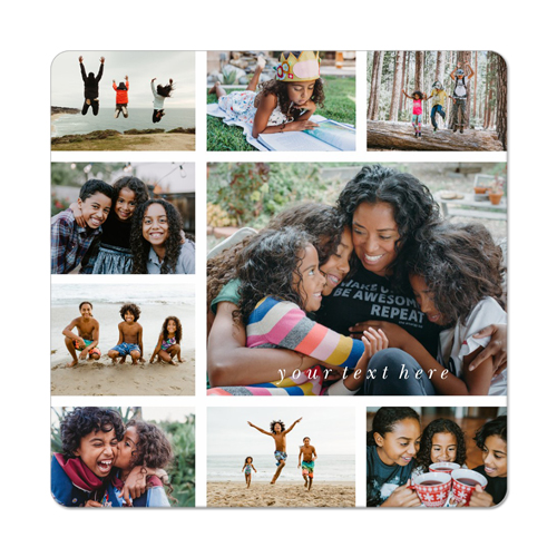 Photo Gallery Border Magnet, 3x3, Multicolor