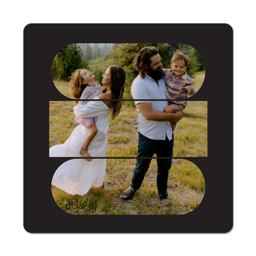 Connected Frames Magnet, 3x3, Gray