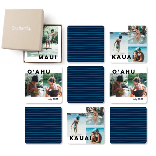 Travel Collage Memory Game, glossy, White