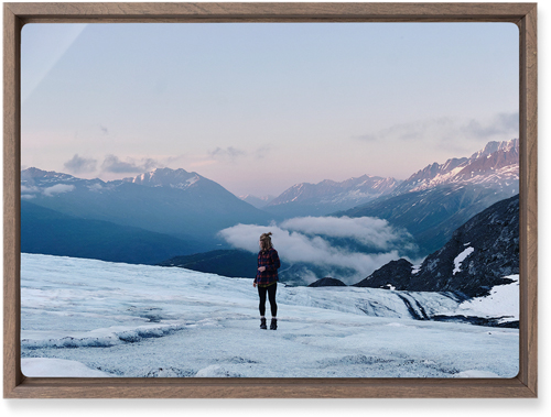 Photo Gallery Square Wall Art, Walnut, Single piece, Metal, 10x14, Matte, Multicolor, multi