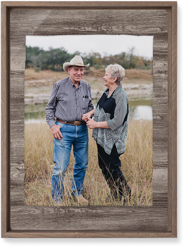 Countryside Portrait Wall Art, Walnut, Single piece, Metal, 10x14, Glossy, Brown