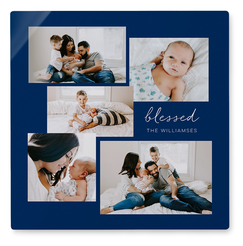 Take Five Wall Art, No Frame, Single piece, Metal, 12x12, Matte, Multicolor, multi