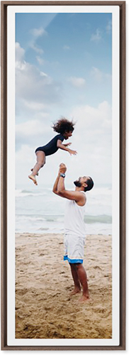 Gallery of One Pano Portrait Wall Art, Walnut, Single piece, Metal, 12x36, Matte, Multicolor