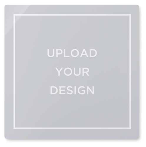 Upload Your Own Design Wall Art, No Frame, Single piece, Metal, 16x16, Matte, Multicolor