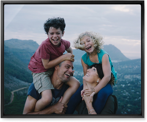 Photo Gallery Wall Art, Black, Single piece, Metal, 16x20, Matte, Multicolor, multi