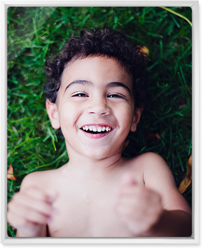 Photo Gallery Portrait Wall Art, White, Single piece, Metal, 16x20, Matte, Multicolor, multi