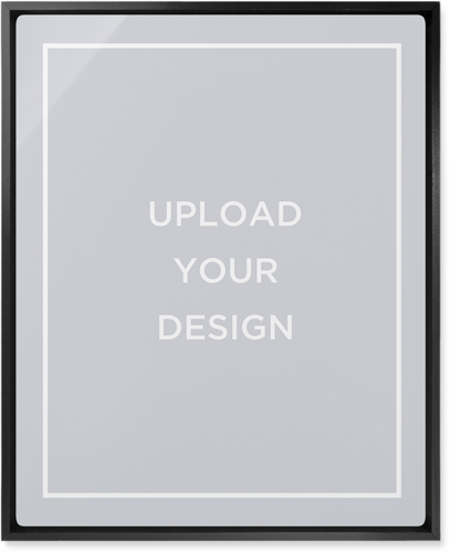 Upload Your Own Design Wall Art, Black, Single piece, Metal, 16x20, Glossy, Multicolor