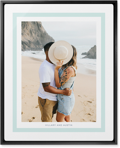 Freeze Frame Wall Art, Black, Single piece, Metal, 16x20, Glossy, Green, mint