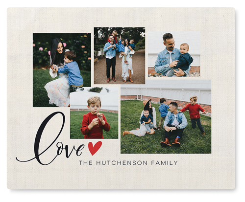 Just Hearts Wall Art, No Frame, Single piece, Metal, 16x20, Matte, Beige, antique white