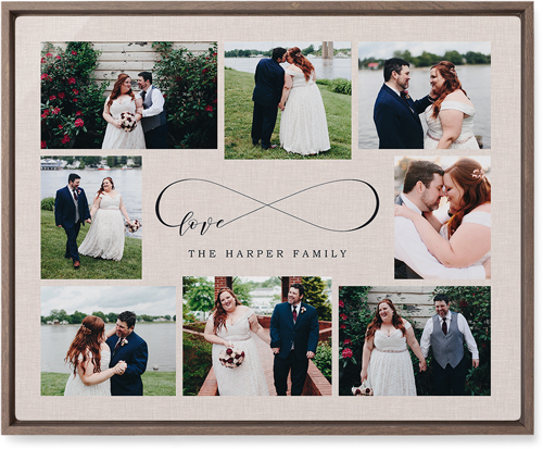 Sweet Moments Wall Art, Walnut, Single piece, Metal, 16x20, Glossy, Beige, antique white