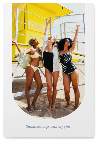 Curved Frame Wall Art, No Frame, Single piece, Metal, 20x30, Matte, White, white