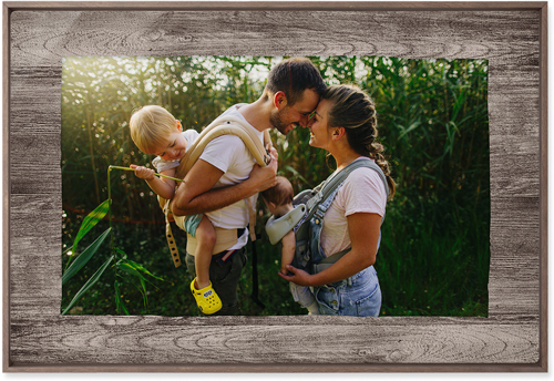 Countryside Wall Art, Walnut, Single piece, Metal, 20x30, Matte, Brown, wood