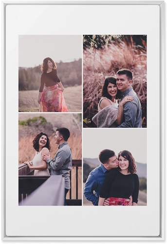 Four Winds Wall Art, White, Single piece, Metal, 20x30, Matte, White, white