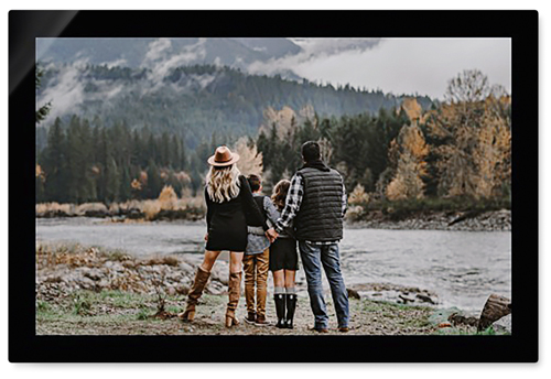 Simple Gallery of One Border Wall Art, No Frame, Single piece, Metal, 24x36, Glossy, Multicolor, multi