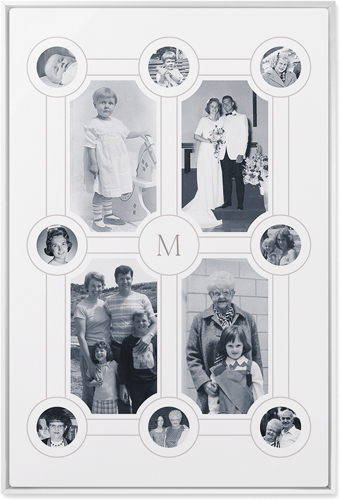 Vintage Family Tree Wall Art, White, Single piece, Metal, 24x36, Matte, White, white