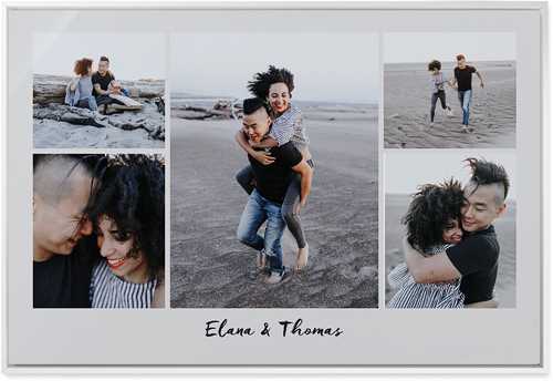 High Five Wall Art, White, Single piece, Metal, 24x36, Matte, Multicolor, multi