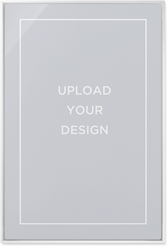 Upload Your Own Design Wall Art, White, Single piece, Metal, 24x36, Matte, Multicolor, multi